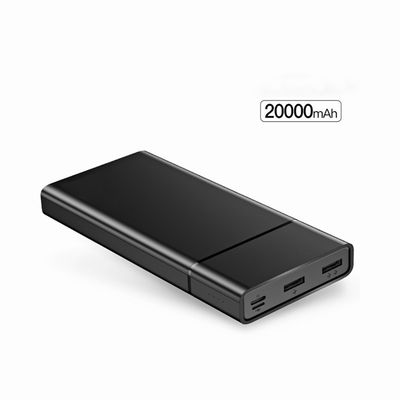 উচ্চ ক্ষমতা 20000mAh 380g ডুয়াল ইউএসবি ব্যাটারি প্যাক