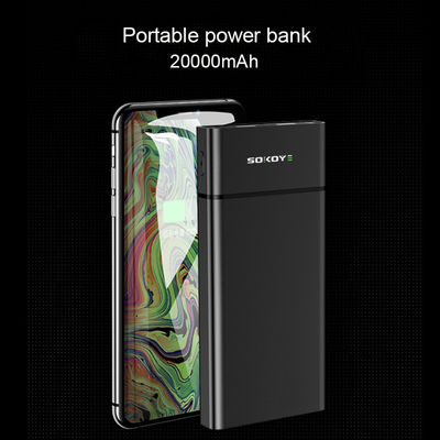 উচ্চ ক্ষমতা 20000mAh 380g ডুয়াল ইউএসবি ব্যাটারি প্যাক