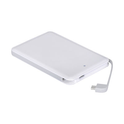 মাইক্রো ইউএসবি কেবল 10000mAh 9.8 মিমি ইনবিল্ট কেবল পাওয়ার ব্যাংক Bank