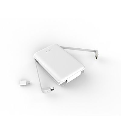 পলিমার সেল ডিসি 5V 2100mA 100 মিমি ডুয়াল ইউএসবি পাওয়ার ব্যাংক