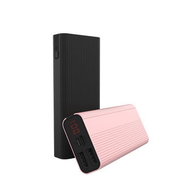 LED ডিসপেই 10000mAh 50 মিমি পোর্টেবল ডুয়াল ইউএসবি পাওয়ার ব্যাংক