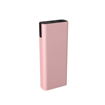 LED ডিসপেই 10000mAh 50 মিমি পোর্টেবল ডুয়াল ইউএসবি পাওয়ার ব্যাংক